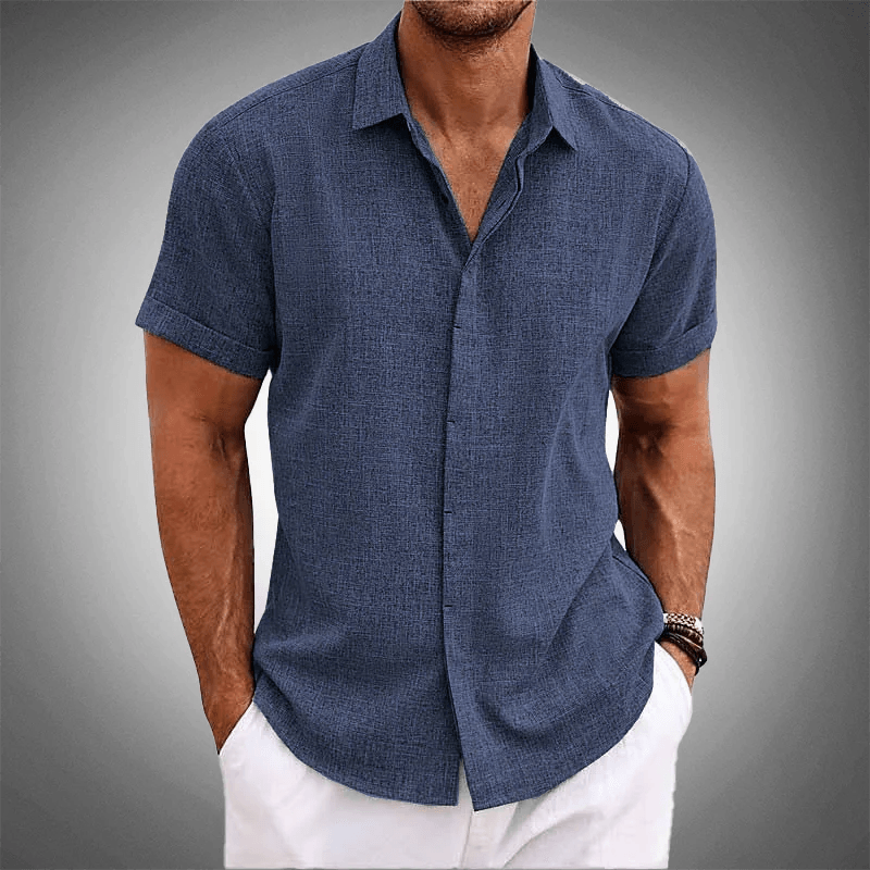 Camisa Manga Curta Premium 100% Linho