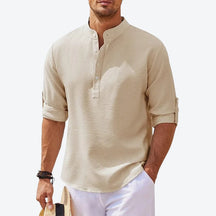 Camisa de Linho Beach Wear