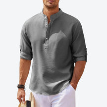 Camisa de Linho Beach Wear